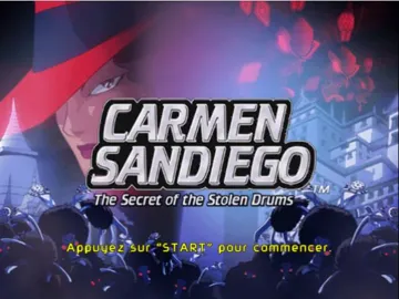 Carmen Sandiego - The Secret of the Stolen Drums screen shot title